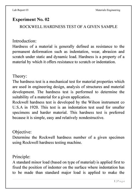 hardness test lab|hardness test lab report pdf.